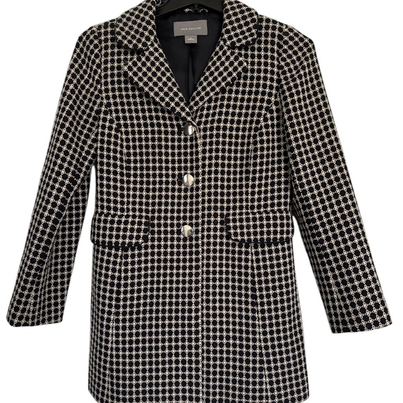 Ann Taylor Wool Blend Coat - Size 2 - Picture 1 of 7